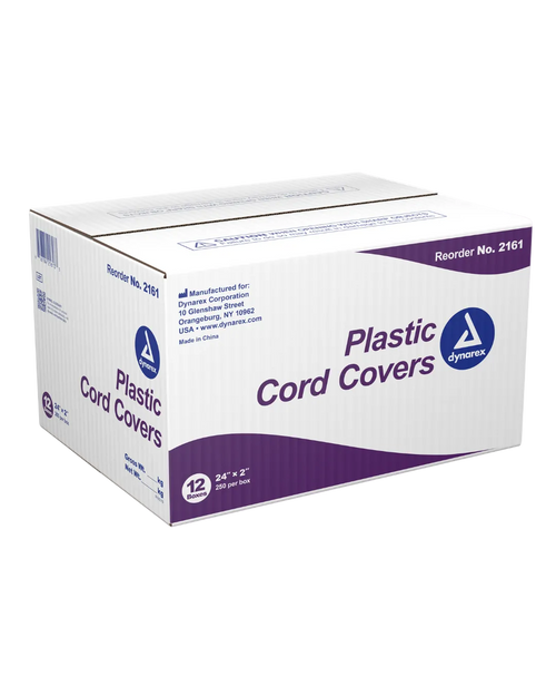 Clip Sleeves Plastic Cord Covers, 24" x 2"