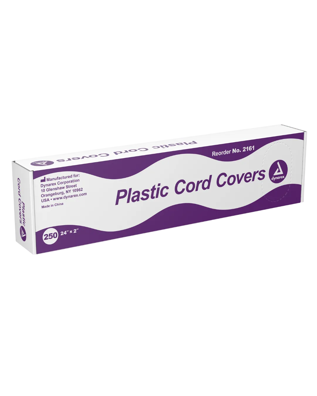 Clip Sleeves Plastic Cord Covers, 24" x 2"