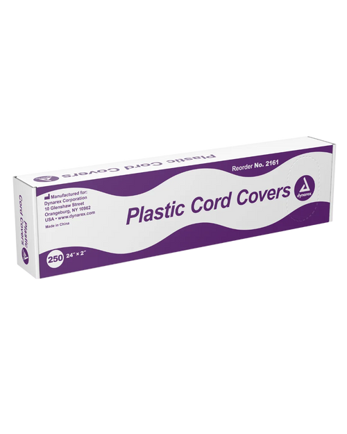 Clip Sleeves Plastic Cord Covers, 24" x 2"