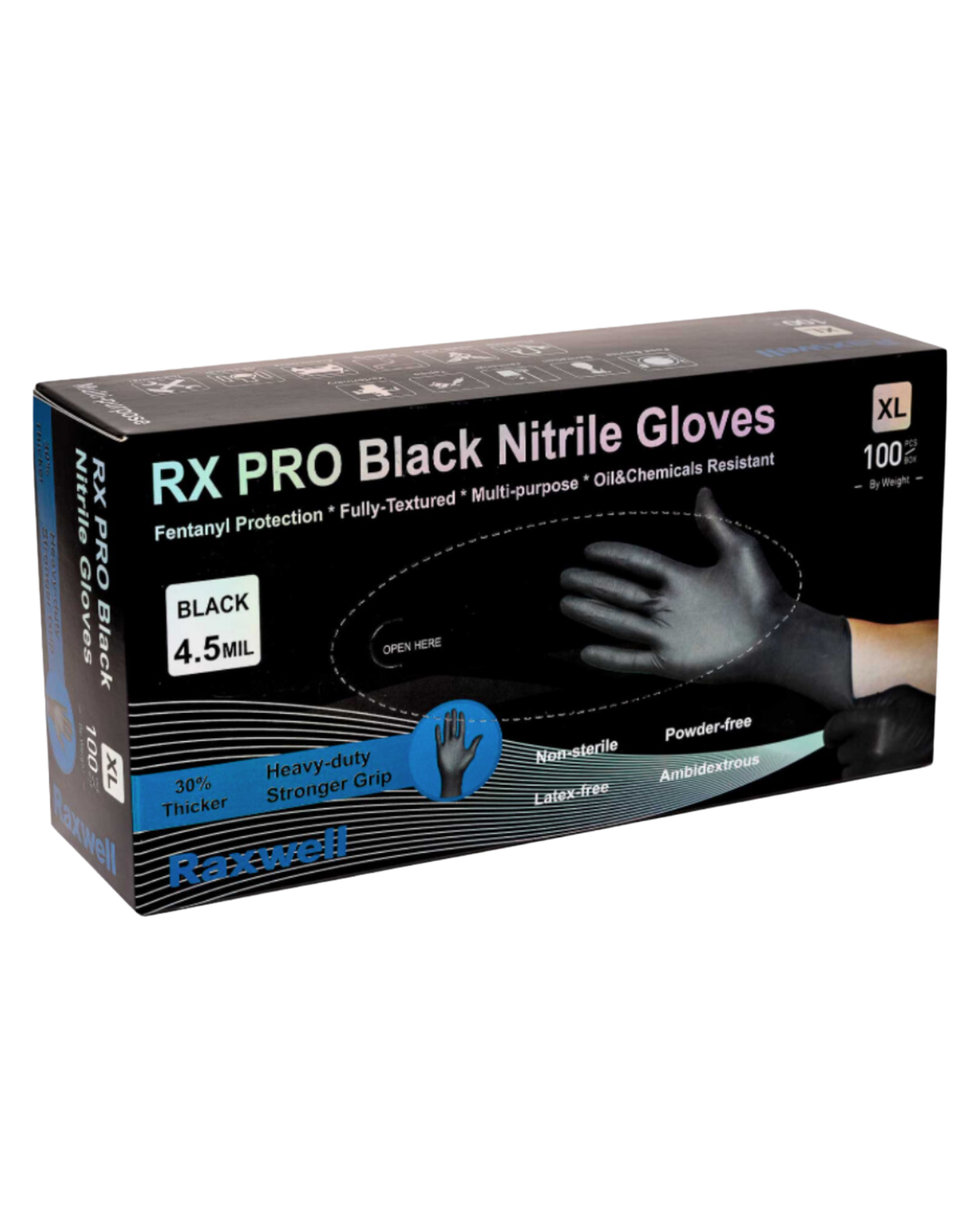 Black Nitrile Gloves
