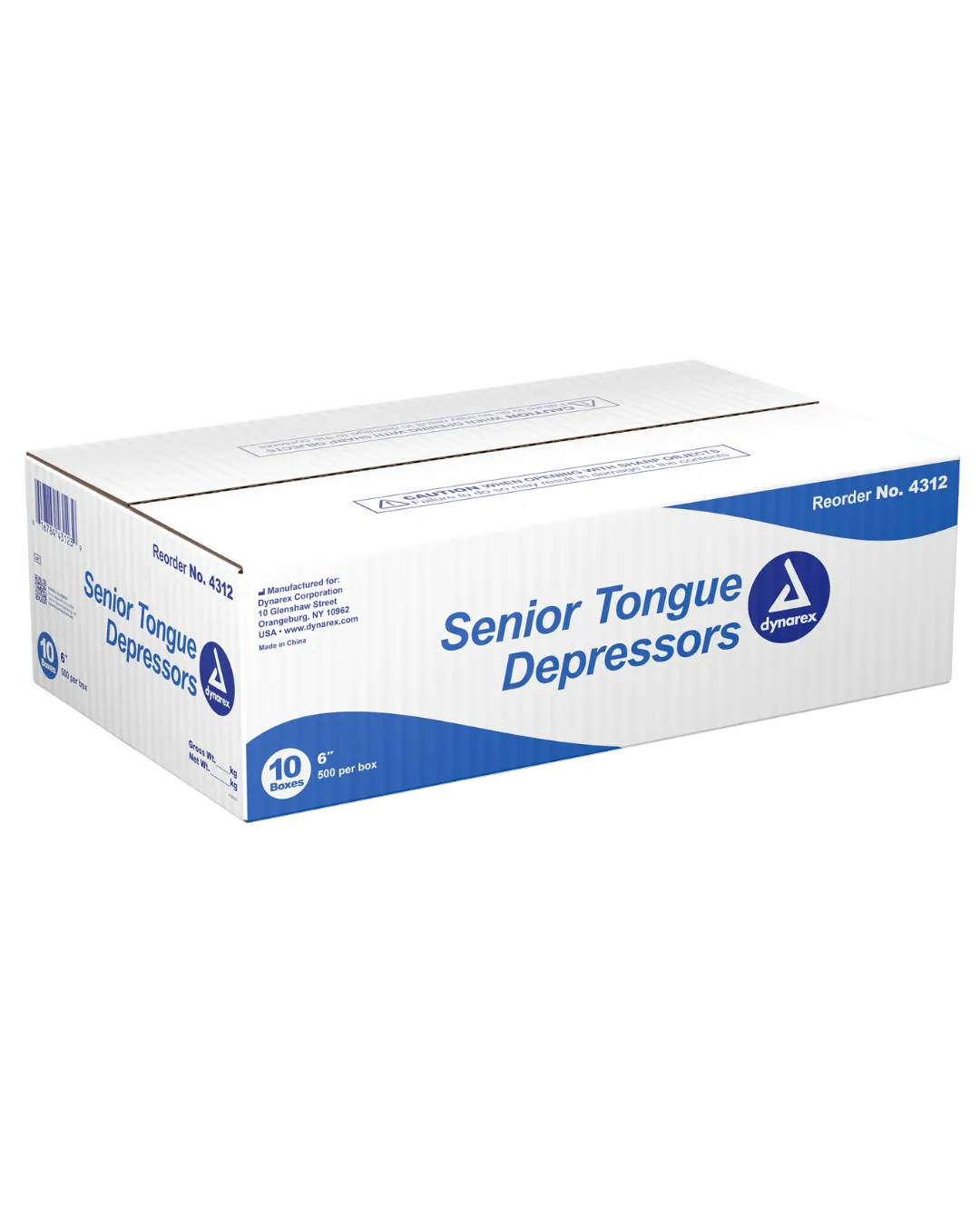 A box of senior tongue depressors, typically used in medical or tattooing applications.